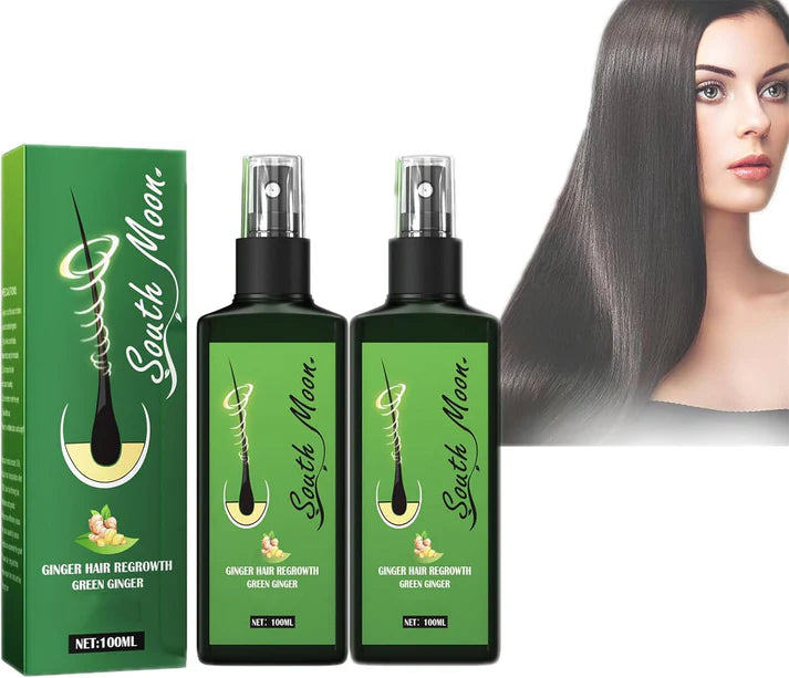 Kit: Champú para canas 500ml negro + Spray de Crecimiento del Cabello