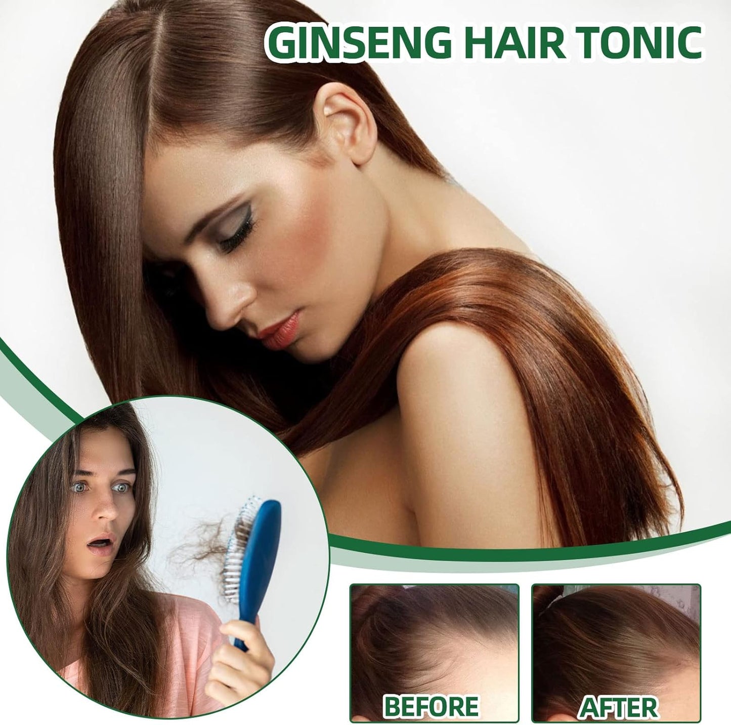 Spray de Ginseng para el Crecimiento del Cabello 100ml