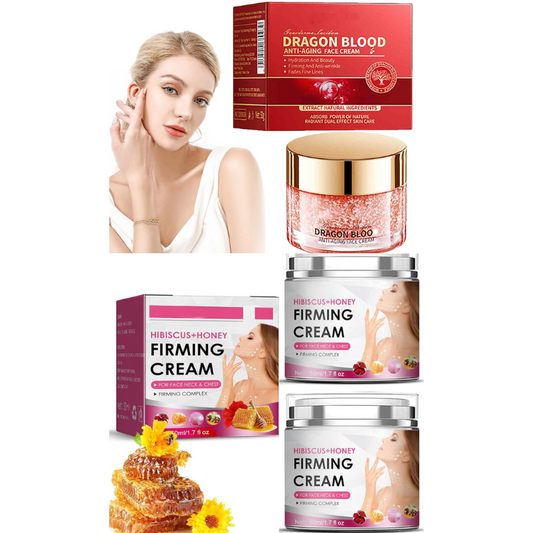 Kit crema Hibisco y Miel + Crema con retinol y placenta de dragón 50ml