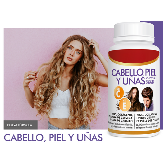 Suplemento para Cabello, Piel y Uñas-60 Cápsulas