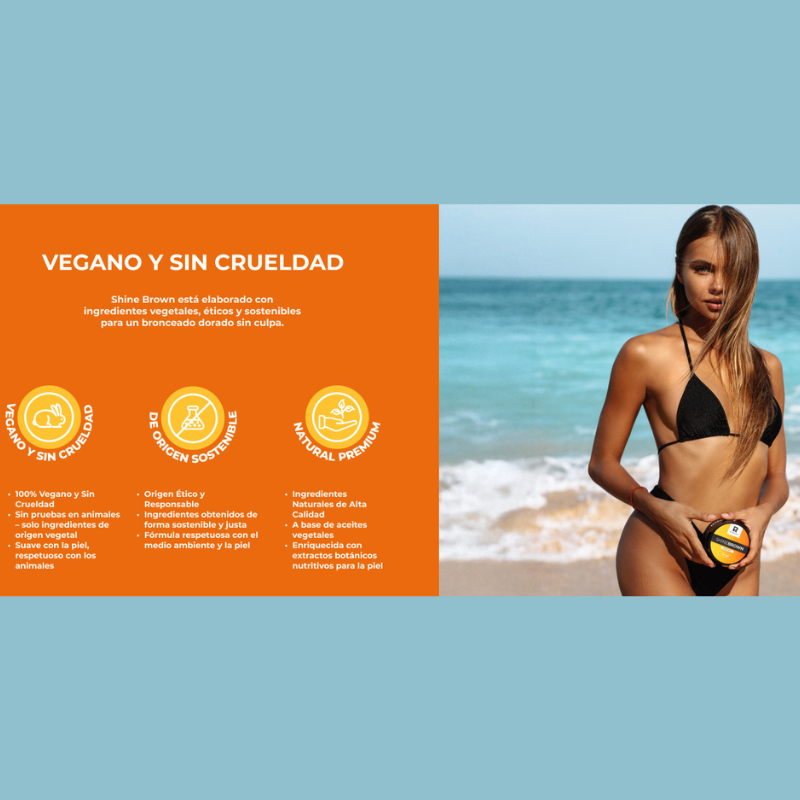 Shine Brown bronceador corporal 100g