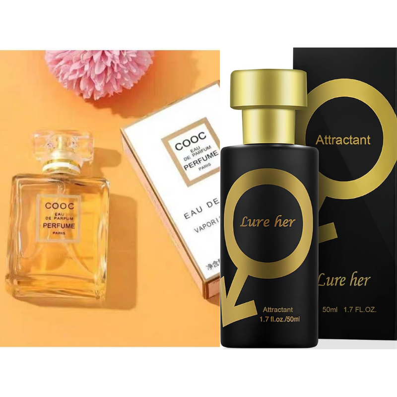 Kit Pareja "Atracción" Fragancias y Perfumes 50ml