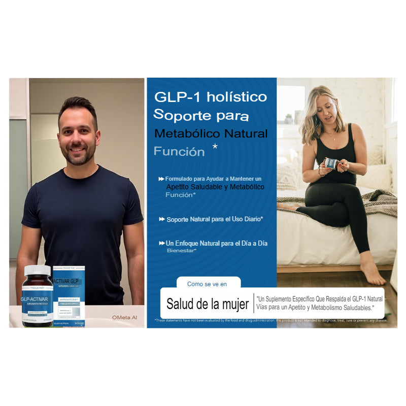 Suplemento dietético para apoyar el metabolismo, controlar el apetito y pérdida de peso - 60 cápsulas - 3 frascos