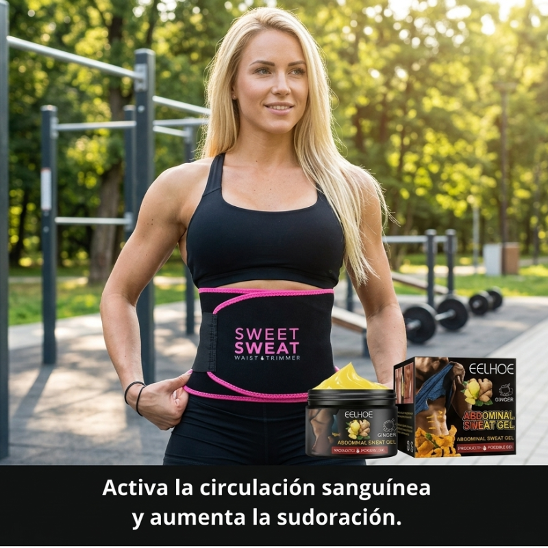 "Kit Reductor de Medidas: Cinturón reductor L + Crema de Jengibre"