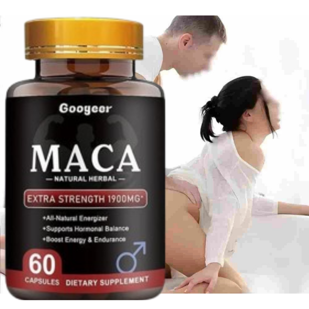 Suplemento de Maca 1900 mg Extra Fuerte - 60 Cápsulas