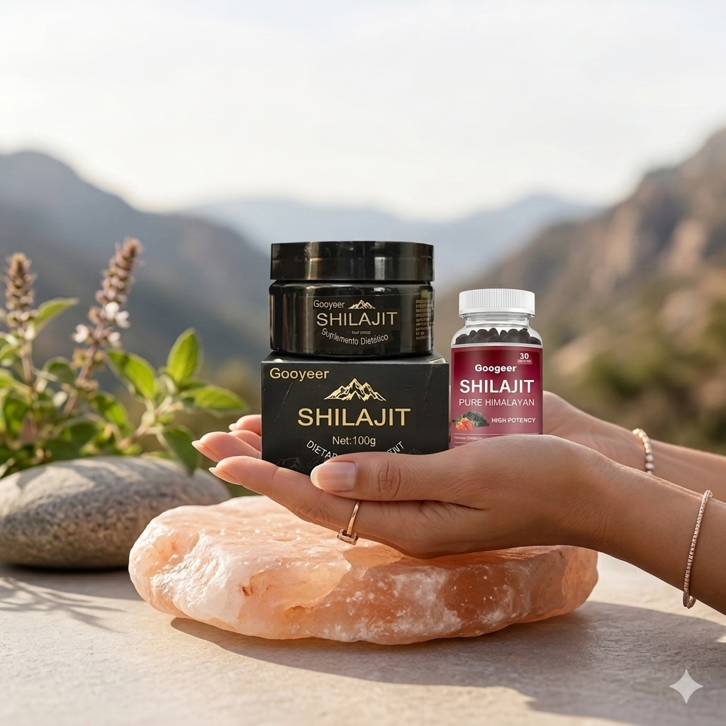 Suplemento Resina Shilajit Himalaya- 2 Frascos 100g- ¡Gratis 1 frasco de SUP Gummies SHILAJIT 30 unidades
