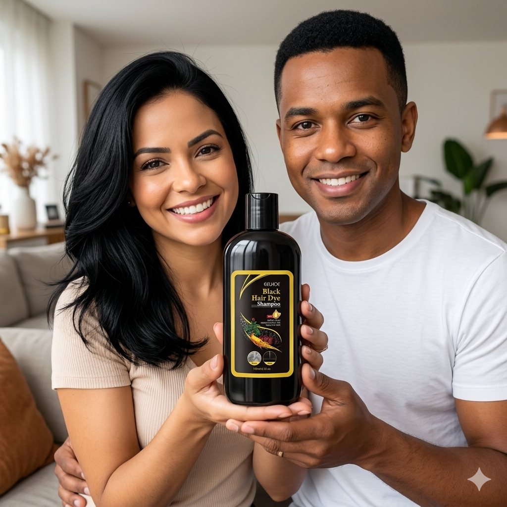 Champú para canas 100ml negro- 2 unidades