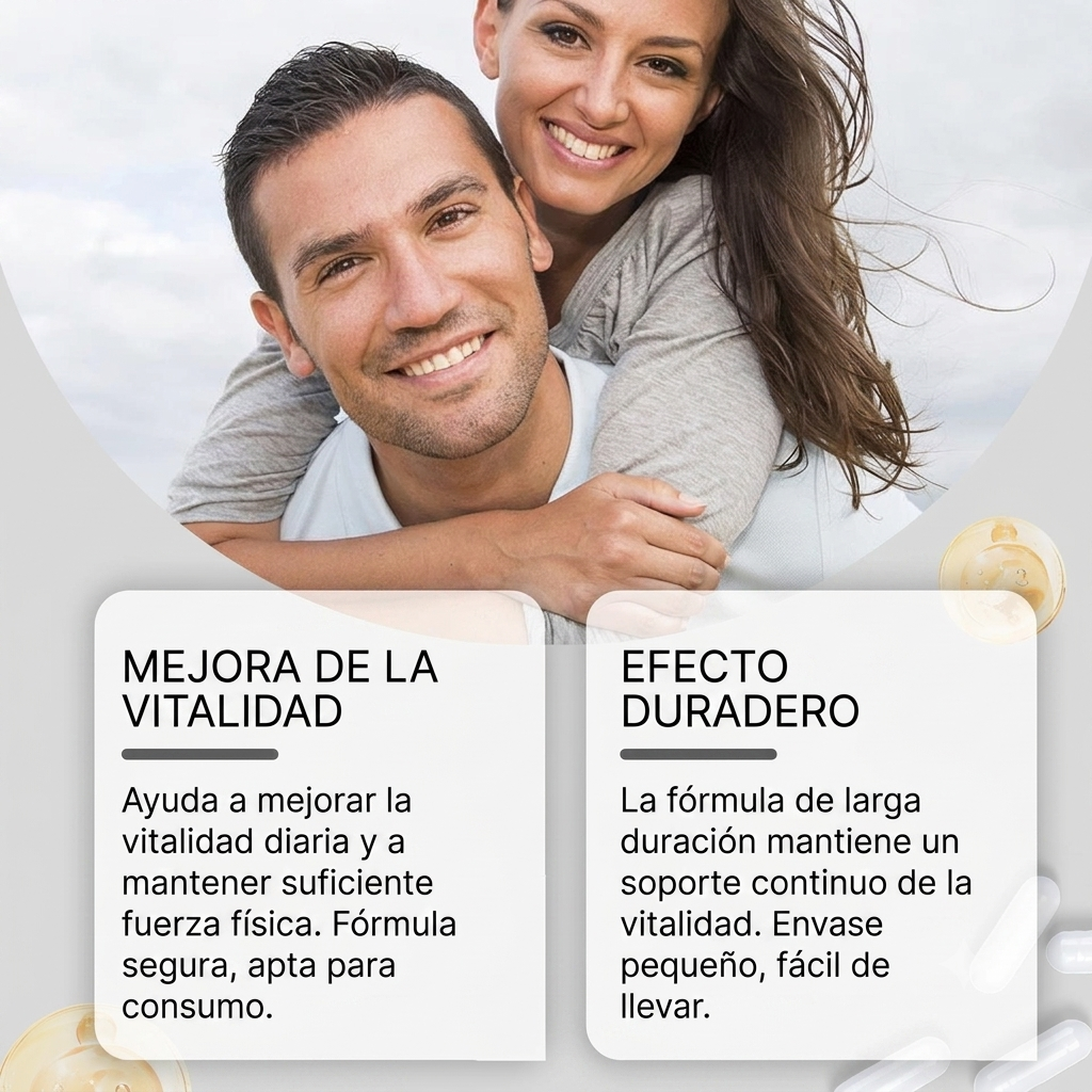 Suplemento de Maca 1900 mg Extra Fuerte - 60 Cápsulas