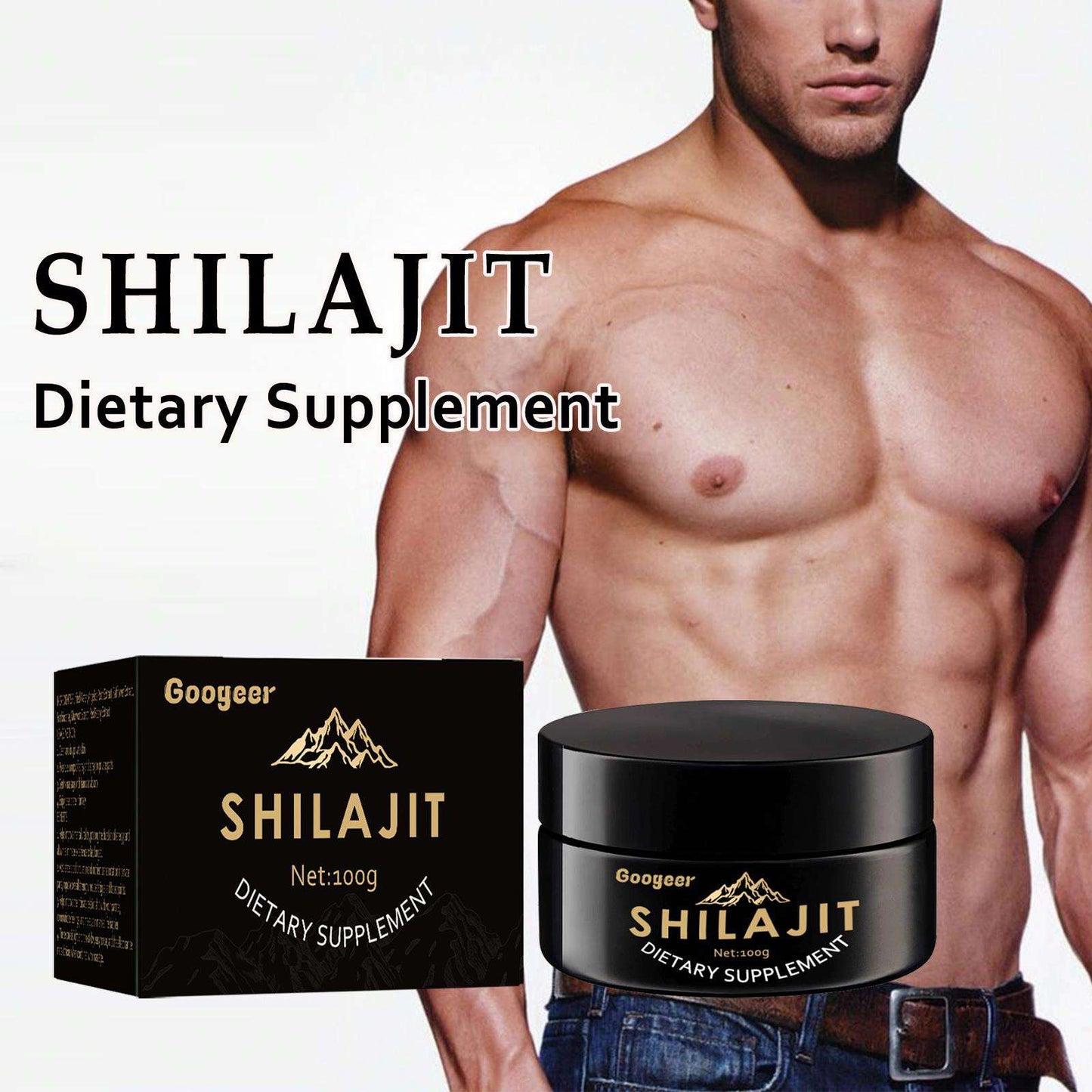 Suplemento Resina Shilajit Himalaya- 2 Frascos 100g- ¡Gratis 1 frasco de SUP Gummies SHILAJIT 30 unidades