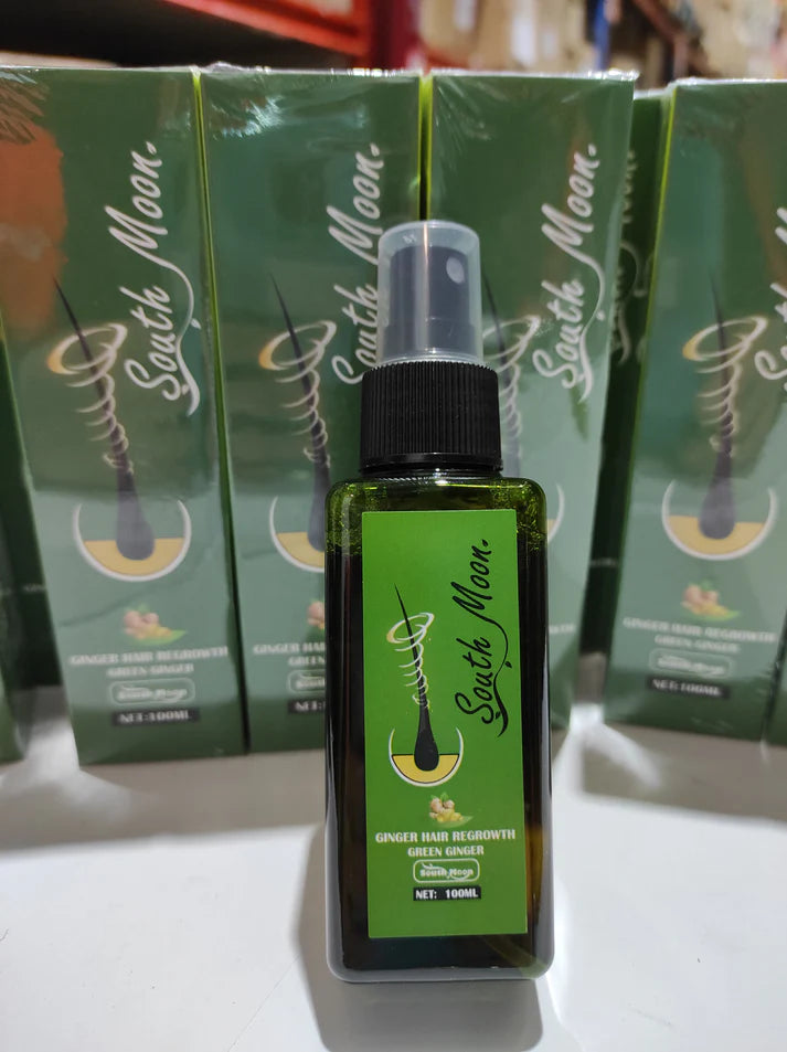 Kit: Champú para canas 500ml negro + Spray de Crecimiento del Cabello