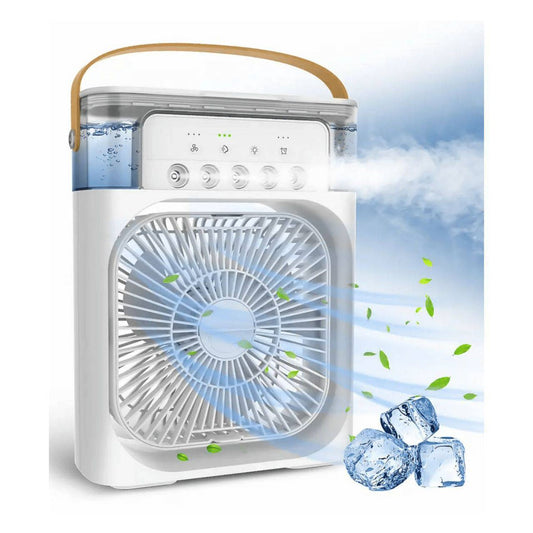 Kit de Verano: Ventilador Humidificador y Ventilador de Cuello