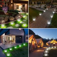 Luces Solares para Jardín con 8 LED  2pack  4pcs
