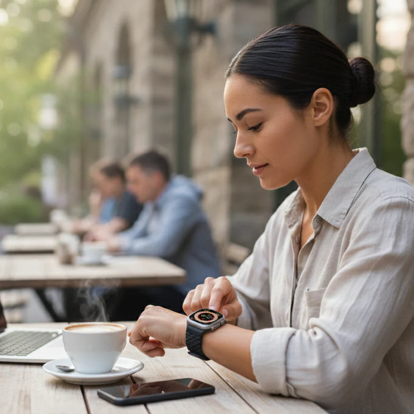 Smartwatch Ultra Pro con 2 correas ( negro + verde )