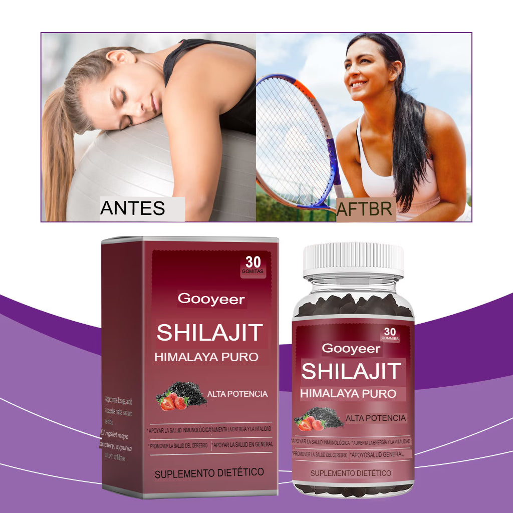 Suplemento Resina Shilajit Himalaya- 2 Frascos 100g- ¡Gratis 1 frasco de SUP Gummies SHILAJIT 30 unidades